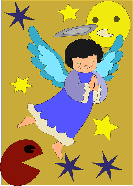 Free download Angel Heaven Stars - Free vector graphic on Pixabay free illustration to be edited with GIMP free online image editor