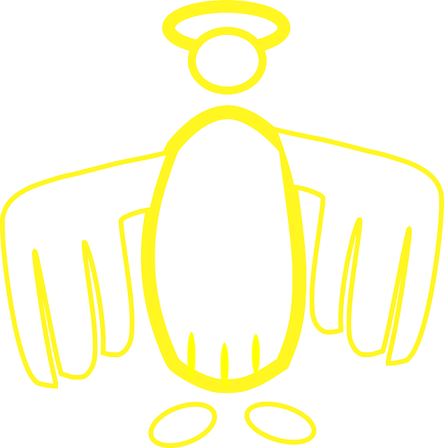 Free download Angel Yellow Halo - Free vector graphic on Pixabay free illustration to be edited with GIMP free online image editor