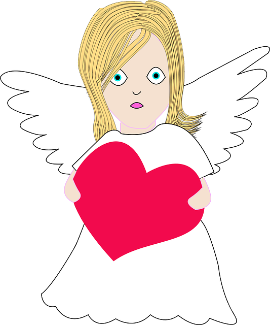 Free download Angle Girl Love - Free vector graphic on Pixabay free illustration to be edited with GIMP free online image editor