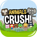 Animals Crush Match  screen for extension Chrome web store in OffiDocs Chromium