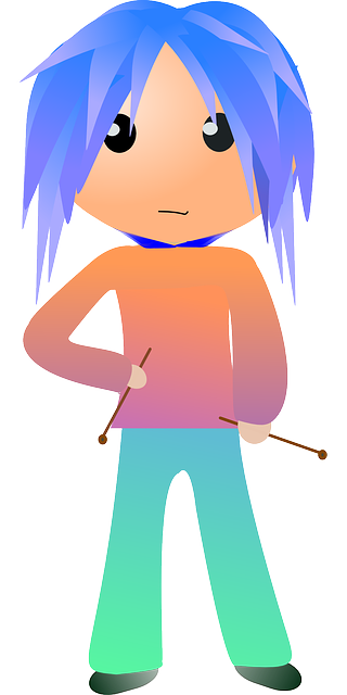 Free download Anime Girl Blue Hair - Free vector graphic on Pixabay free illustration to be edited with GIMP free online image editor