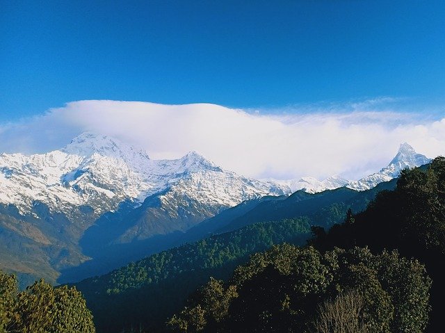 Free download Annapurna Machhapuchhre Mountain -  free photo or picture to be edited with GIMP online image editor