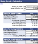 Free download Annuity Calculator DOC, XLS or PPT template free to be edited with LibreOffice online or OpenOffice Desktop online