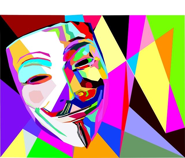 Free download Anonymous Mask Happy -  free illustration to be edited with GIMP free online image editor