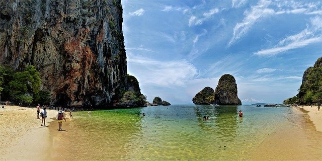 Free download Ao Phra Nang Beach Thailand Krabi -  free photo or picture to be edited with GIMP online image editor