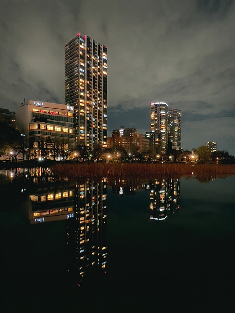 Free download apartment buildings japan night free picture to be edited with GIMP free online image editor