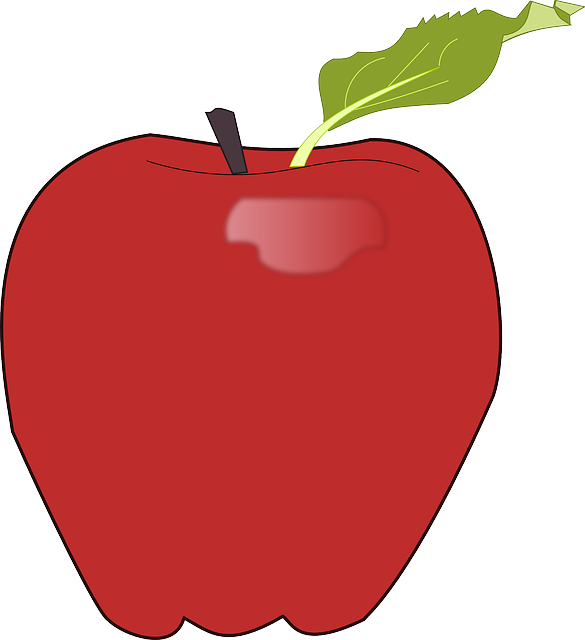 Free download Apple Red Fruit - Free vector graphic on Pixabay free illustration to be edited with GIMP free online image editor