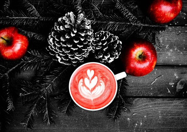 Free download Apples Decorate Drink -  free illustration to be edited with GIMP free online image editor