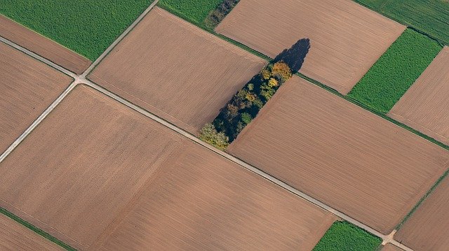 Free download Arable Land Fields BirdS Eye View -  free photo or picture to be edited with GIMP online image editor