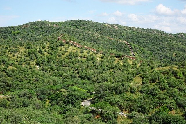 Free download Aravalli Hills Jaipur Rajasthan -  free photo or picture to be edited with GIMP online image editor