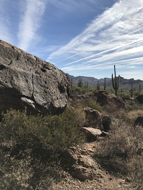 Free download Arizona Desert Landscape -  free photo or picture to be edited with GIMP online image editor