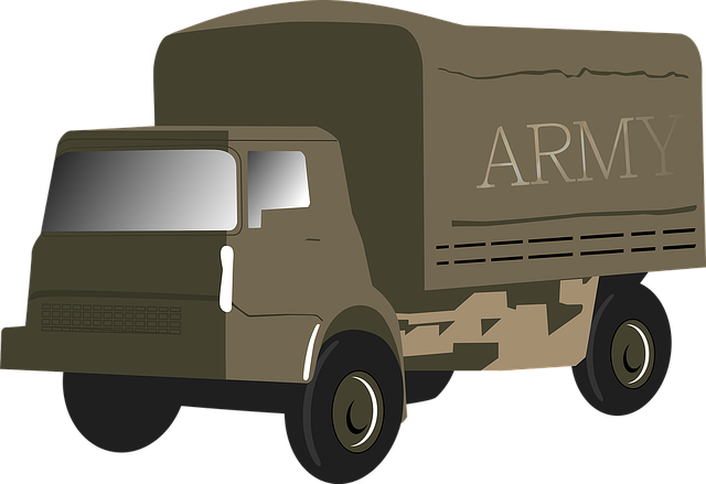 Free download Army Truck Canvas -  free illustration to be edited with GIMP free online image editor