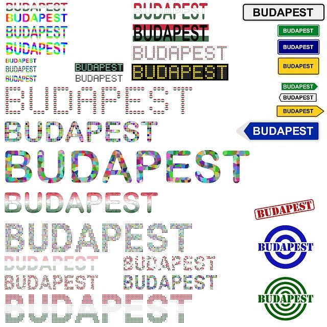 Free download Arrow Board Budapest -  free illustration to be edited with GIMP free online image editor