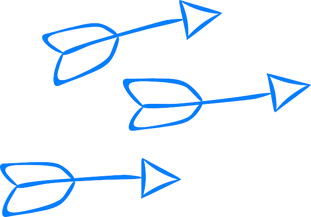 Free download Arrows Right Blue - Free vector graphic on Pixabay free illustration to be edited with GIMP free online image editor