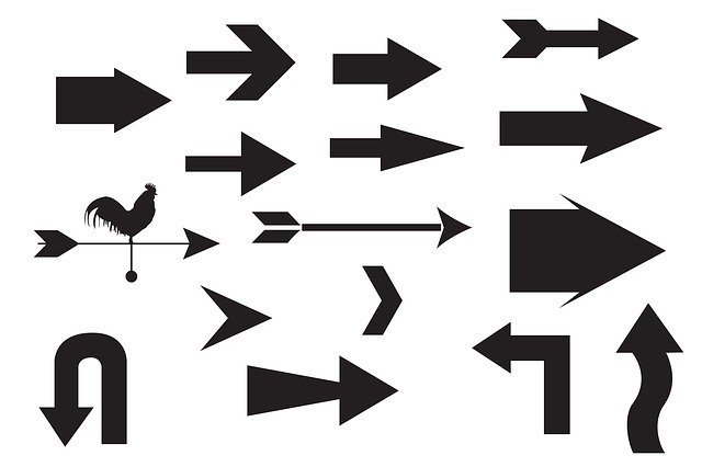 Free download Arrows Turn Direction -  free illustration to be edited with GIMP free online image editor