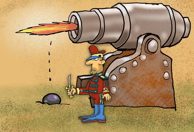 Free download Artillery Soldier Fail -  free illustration to be edited with GIMP free online image editor