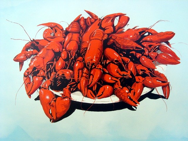 Free download Art Still Life Crayfish -  free illustration to be edited with GIMP free online image editor