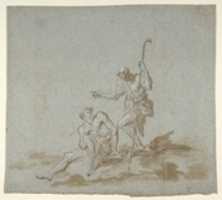 Free download A Shepherd Addressing a Seated Male Nude. free photo or picture to be edited with GIMP online image editor