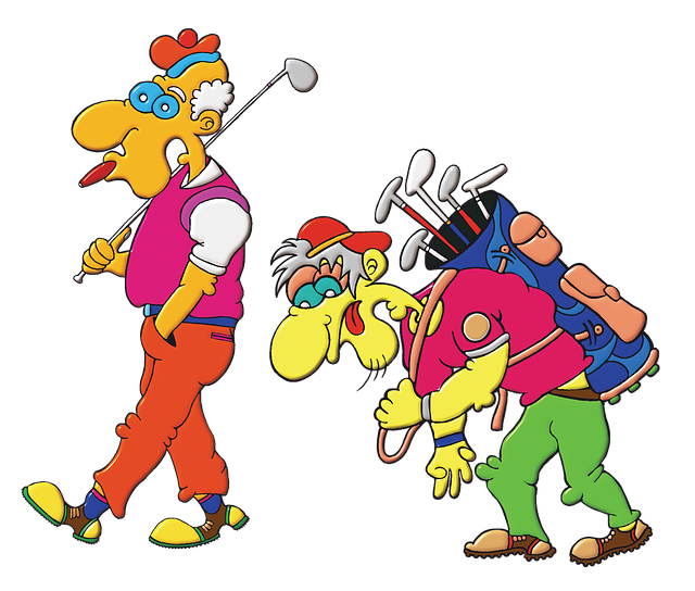 Free download Assistant Golf Player Golfers -  free illustration to be edited with GIMP free online image editor