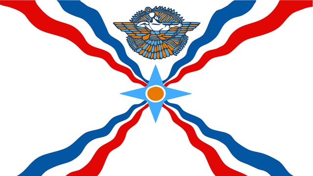 Free download Assyrian Flag Assyria -  free illustration to be edited with GIMP free online image editor