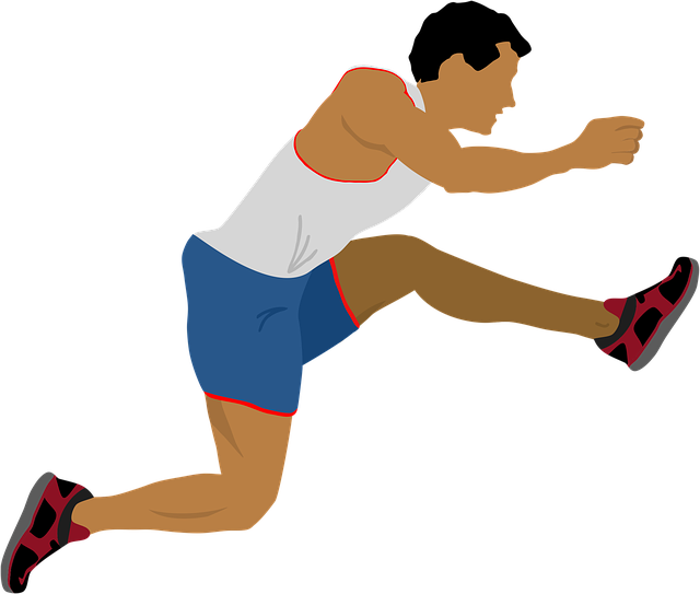 Free download Athlete Jump Motion -  free illustration to be edited with GIMP free online image editor