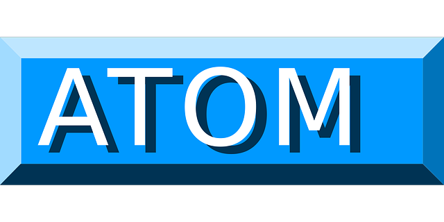 Free download Atom Button Feed - Free vector graphic on Pixabay free illustration to be edited with GIMP free online image editor