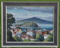 Free download Auckland vista painted by Roland Vaughan free photo or picture to be edited with GIMP online image editor