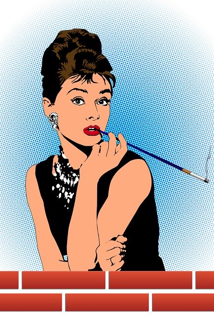 Free download Audrey Woman Fashion -  free illustration to be edited with GIMP free online image editor