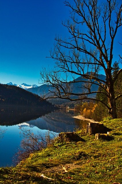 Free download Aussersee Lake Landscape -  free photo or picture to be edited with GIMP online image editor