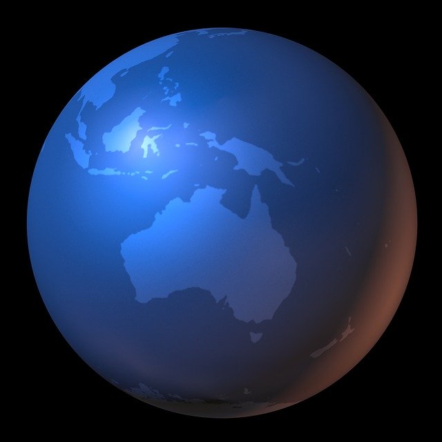 Free download Australia Map Of The World -  free illustration to be edited with GIMP free online image editor