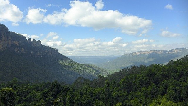 Free download Australia Three Sisters Rock -  free photo or picture to be edited with GIMP online image editor