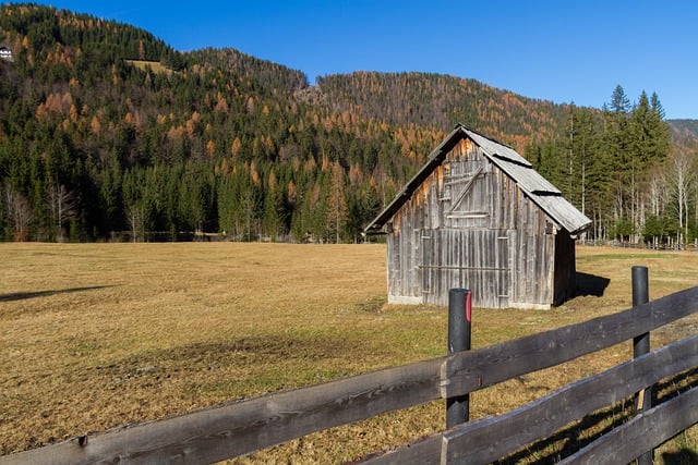 Free download austria hut alpine hut meadow fall free picture to be edited with GIMP free online image editor