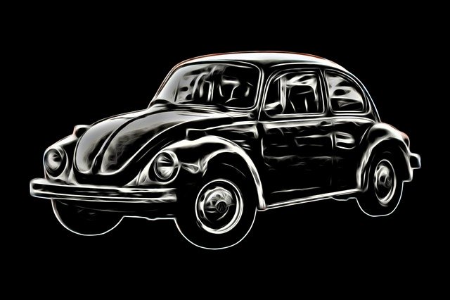 Free download Auto Oldtimer Beetle -  free illustration to be edited with GIMP free online image editor
