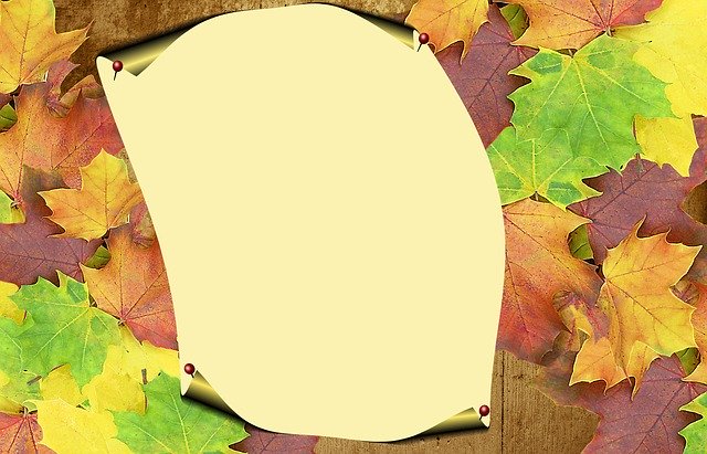 Free download Autumn List Note -  free illustration to be edited with GIMP free online image editor