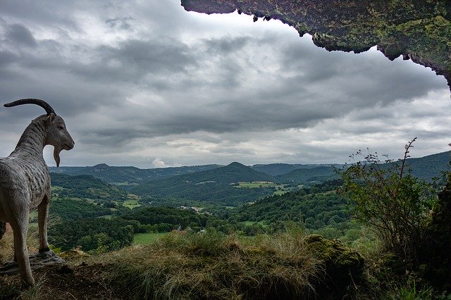 Free download Auvergne Landscape Green -  free photo or picture to be edited with GIMP online image editor