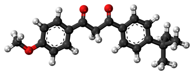 Free download Avobenzone Compound Molecule -  free illustration to be edited with GIMP free online image editor