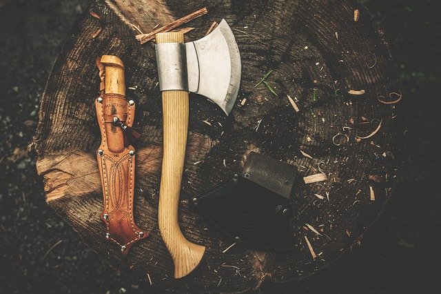 Free download axe camping knife knife retro free picture to be edited with GIMP free online image editor