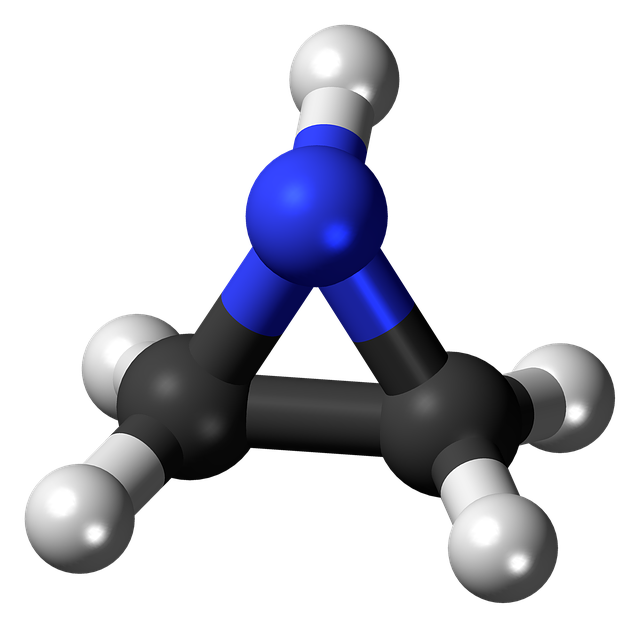 Free download Aziridine Molecule Nitrogen -  free illustration to be edited with GIMP free online image editor