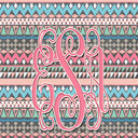 Aztec Tribal Chevron Monogram (eSa)  screen for extension Chrome web store in OffiDocs Chromium