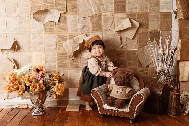 Free download baby child fun young paper wall free picture to be edited with GIMP free online image editor