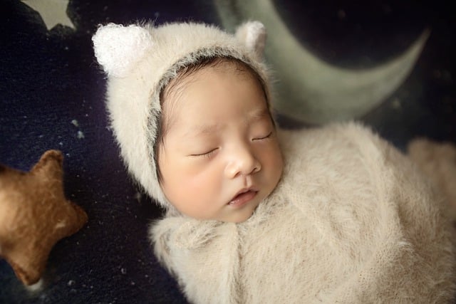 Free download baby child night sleep dark star free picture to be edited with GIMP free online image editor