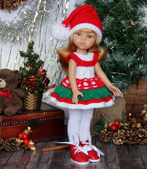 Descarga gratuita Baby Doll Gnome Holiday: foto o imagen gratuita para editar con el editor de imágenes en línea GIMP