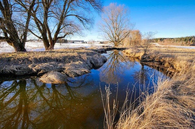 Free download Bach Winter Creek -  free photo or picture to be edited with GIMP online image editor