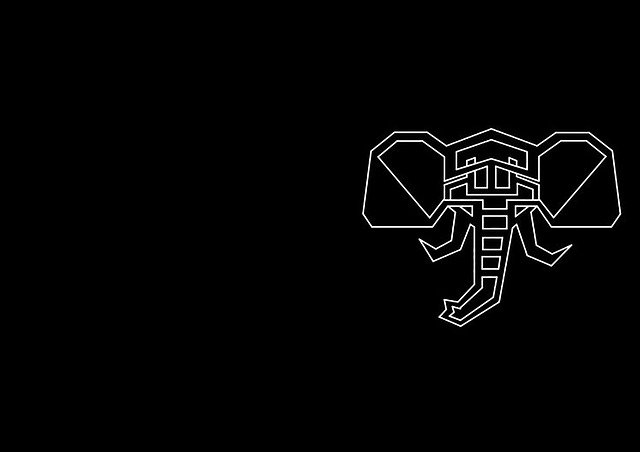 Free download Background Elephant Line -  free illustration to be edited with GIMP free online image editor