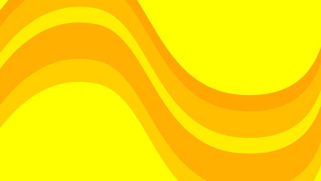 Free download Backgrounds Yellow Waves -  free illustration to be edited with GIMP free online image editor