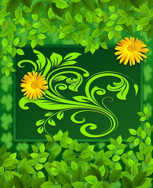 Free download Background Texture Green Leaves -  free illustration to be edited with GIMP free online image editor