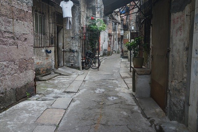 Free download Back Lane Alleyways South China -  free photo or picture to be edited with GIMP online image editor