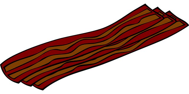 Free download Bacon Slices Food - Free vector graphic on Pixabay free illustration to be edited with GIMP free online image editor