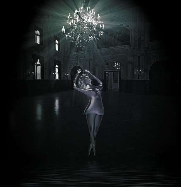 Free download Ballerina Dream Ballroom -  free illustration to be edited with GIMP free online image editor