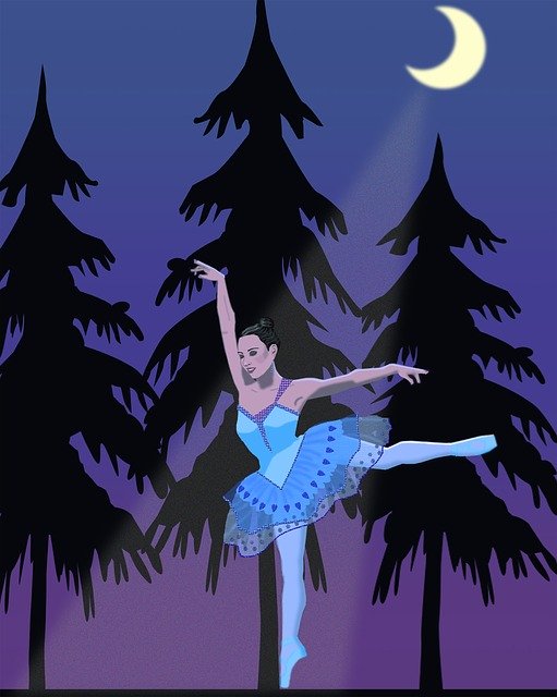 Free download Ballerina Performance Female -  free illustration to be edited with GIMP free online image editor